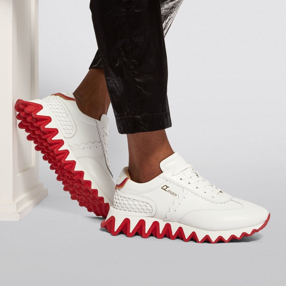 CHRISTIAN LOUBOUTIN Loubishark Calfskin Sneakers